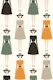 Chic Retro Fashion Ladies / 3260C