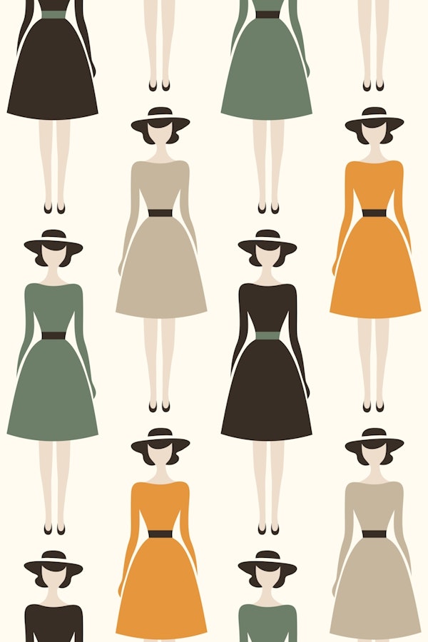 Chic Retro Fashion Ladies / 3260C