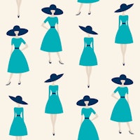 Elegant Teal Dresses Girls Fashion 3261A ταπετσαρία