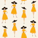 Elegant Yellow Dresses Girls Fashion 3261C