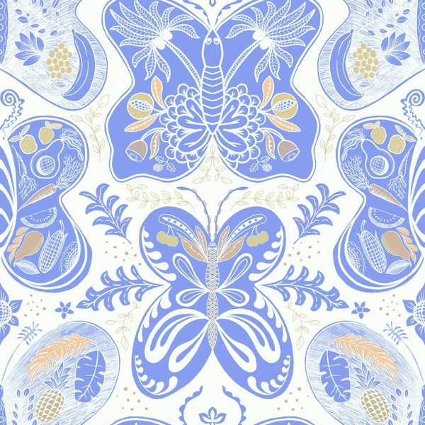 Butterflies with patterns
