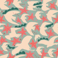 Marine Bird Serenity tapete