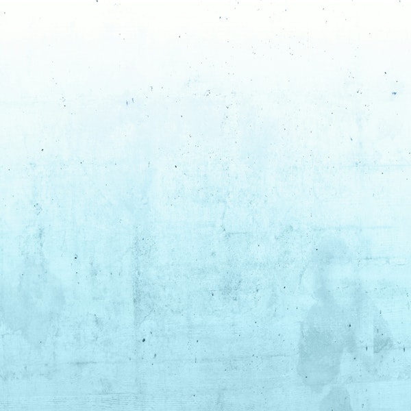 Teal Ombre on Concrete