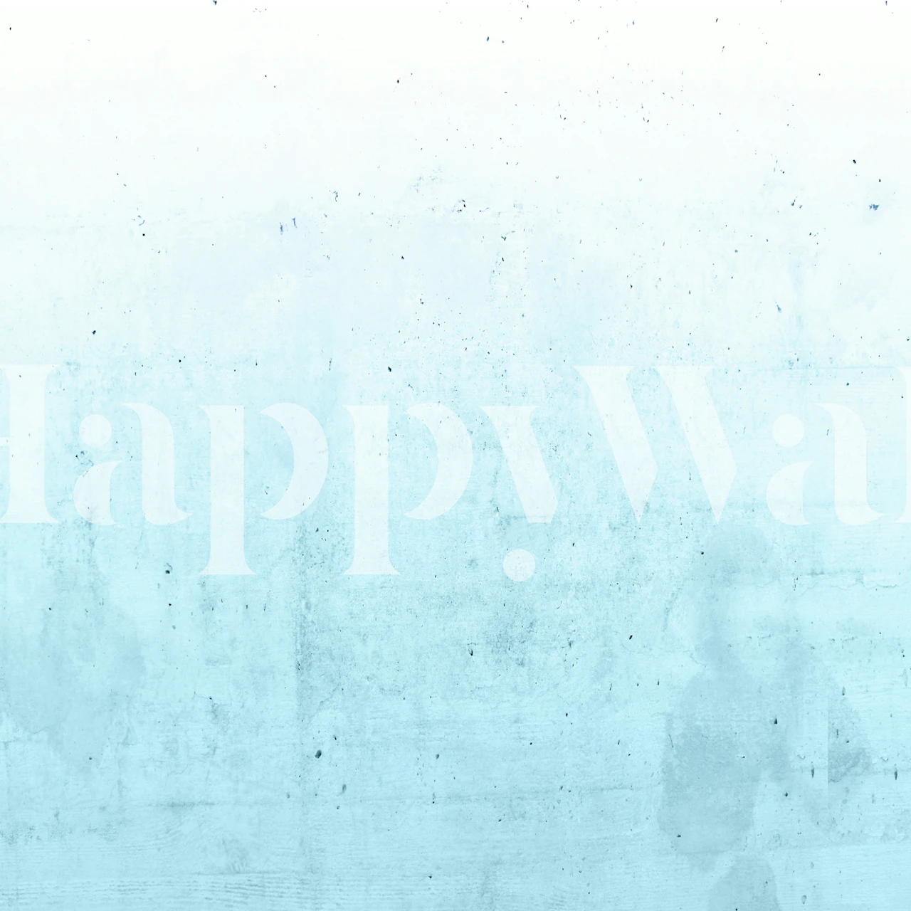 Teal Ombre on Concrete i et rum