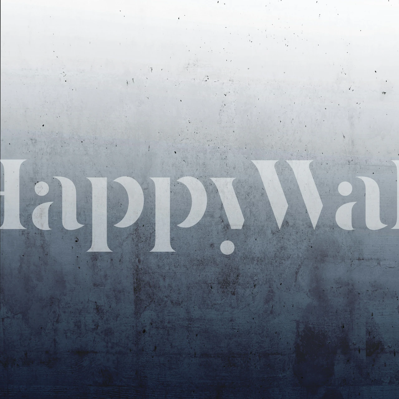 Blue ombre gradient textured concrete wallpaper