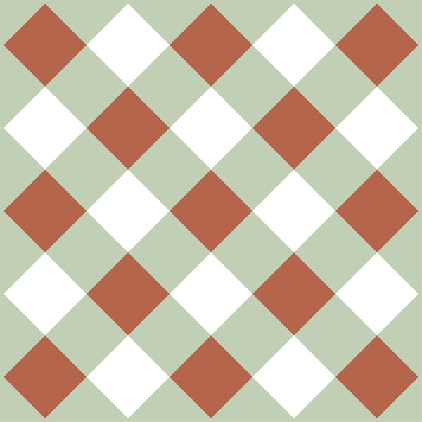 Retro Geometric Woven