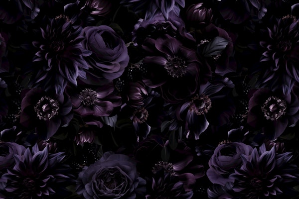 Twilight Purple Garden Serenity