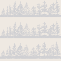 Scandinavian Woodland Silhouettes tapete