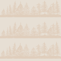 Scandinavian Neutral Woodland Silhouettes tapete
