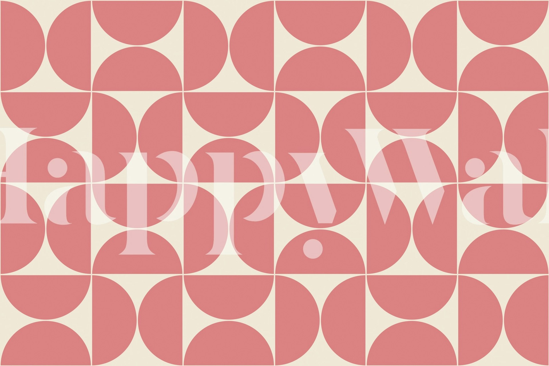 Mid-Century Modern mönster No46 i ett rum