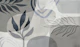 Abstract Botanic Shades Blue Beige