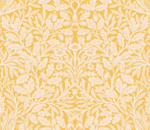 Victorian Acorn pattern 4 orange