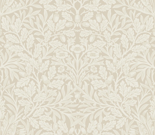 Victorian Acorn pattern 11 Pastel Gray