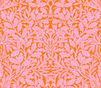 Victorian Acorn pattern 17 Orange Pink tapete