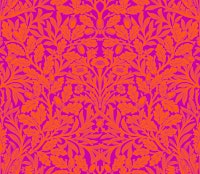 Victorian Acorn pattern 18 Red and Purple tapete