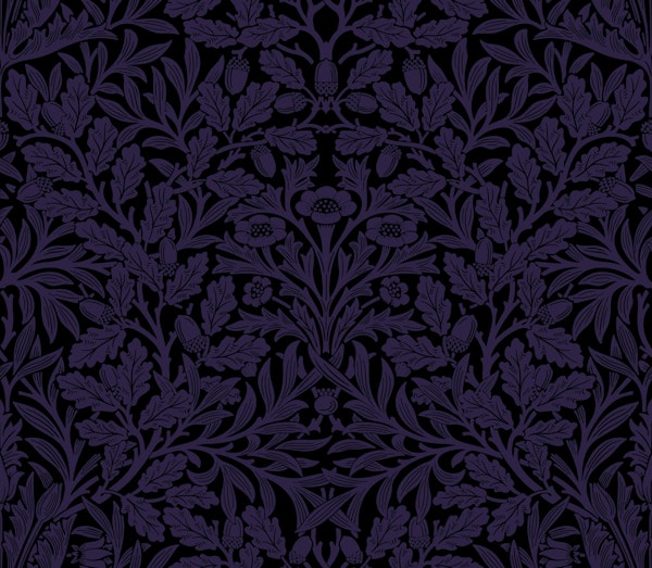 Victorian Acorn pattern 24 Midnight Blue