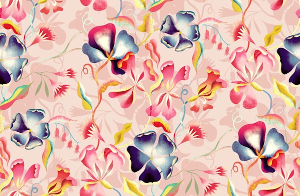 victorian florals light