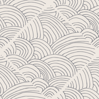 Minimalist Ocean Seawaves carta da parati