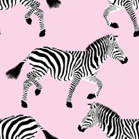 Zebra wallpaper 21 Pink tapete