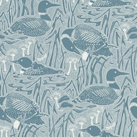Serene Duck Pond Haven wallpaper