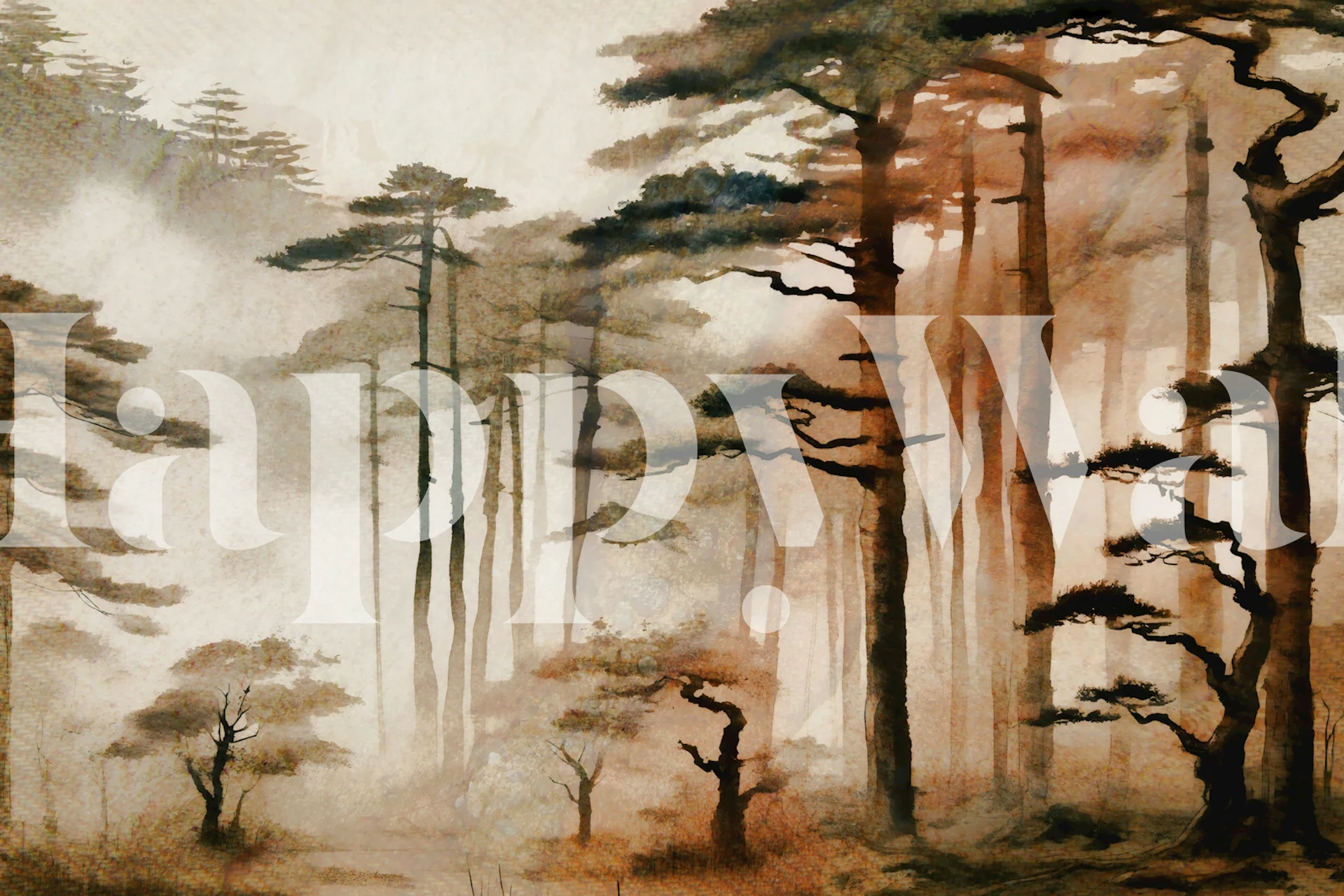 Enchanted Woodlands tapet i ett rum