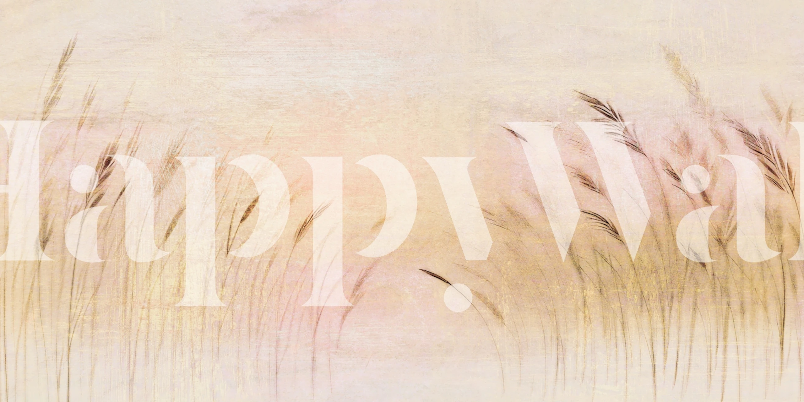 Tranquil Reeds Design tapet i et værelse