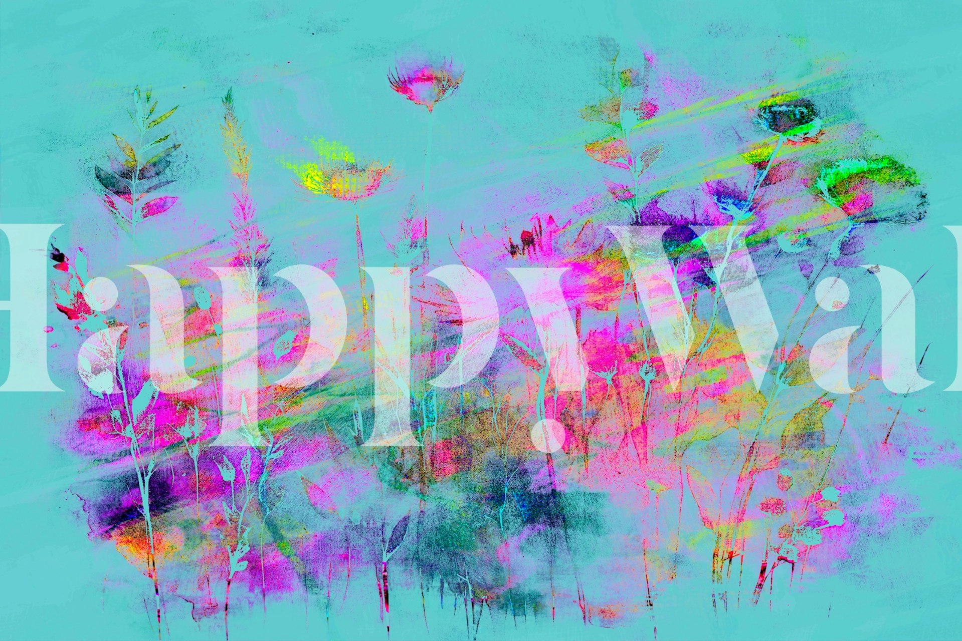 Vibrant Meadow Bliss in einem Raum