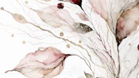 Abstract Garden Dream wallpaper