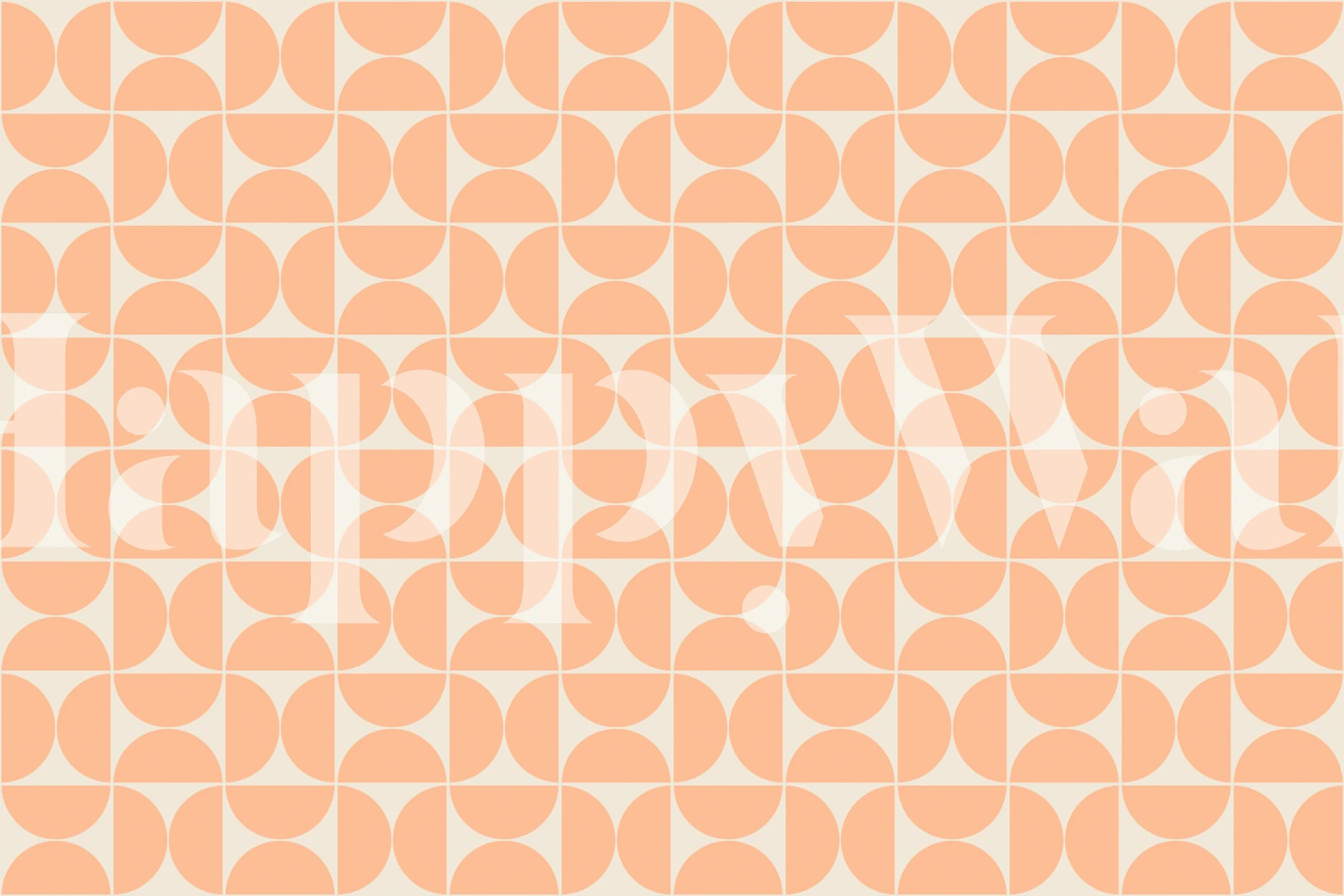 Mid-Century Modern wallpaper pattern in a room