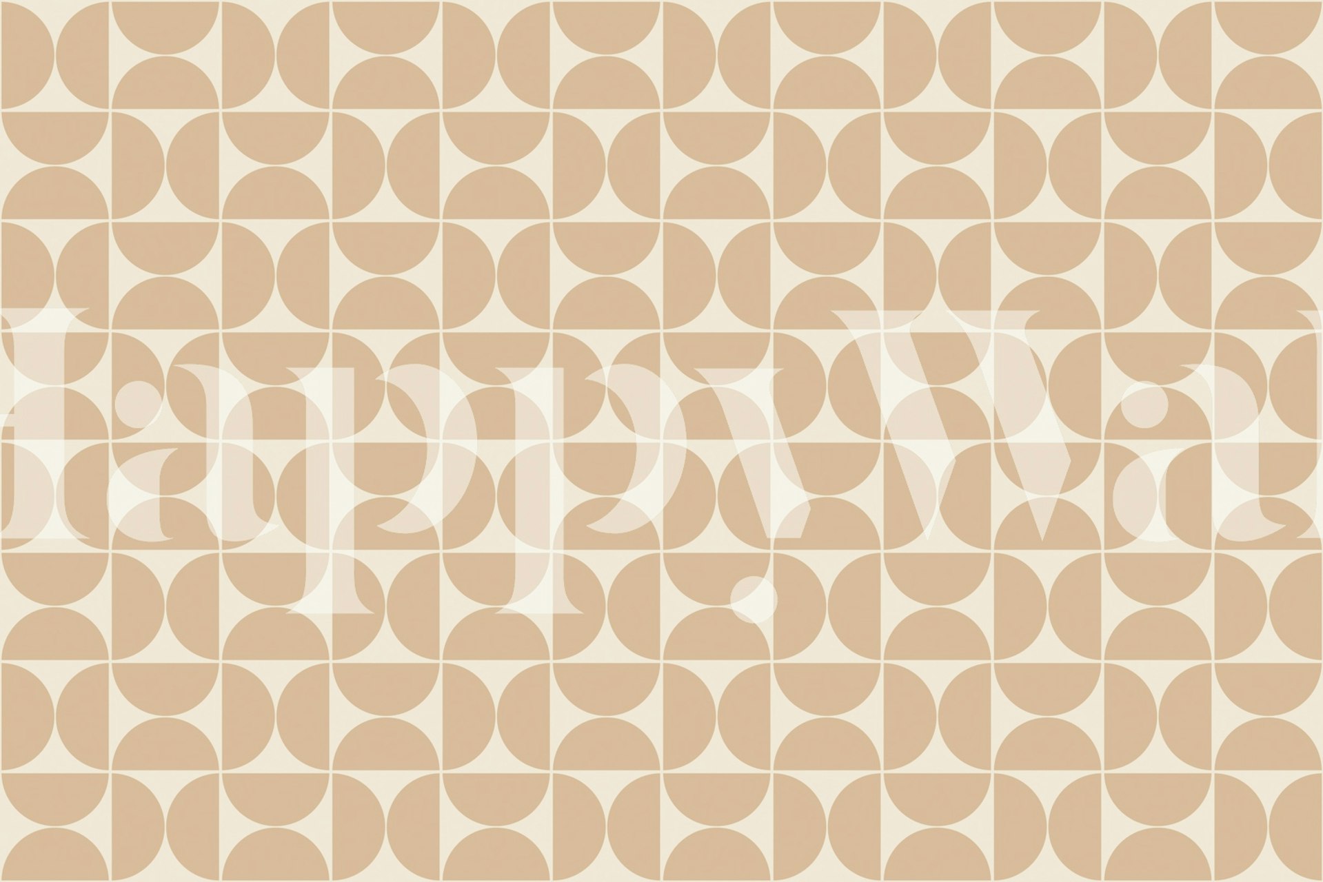 Mid-Century Modern wallpaper design i et rom