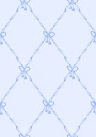 Nautical Blue bows tapet