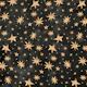Starry Night - Charcoal Black