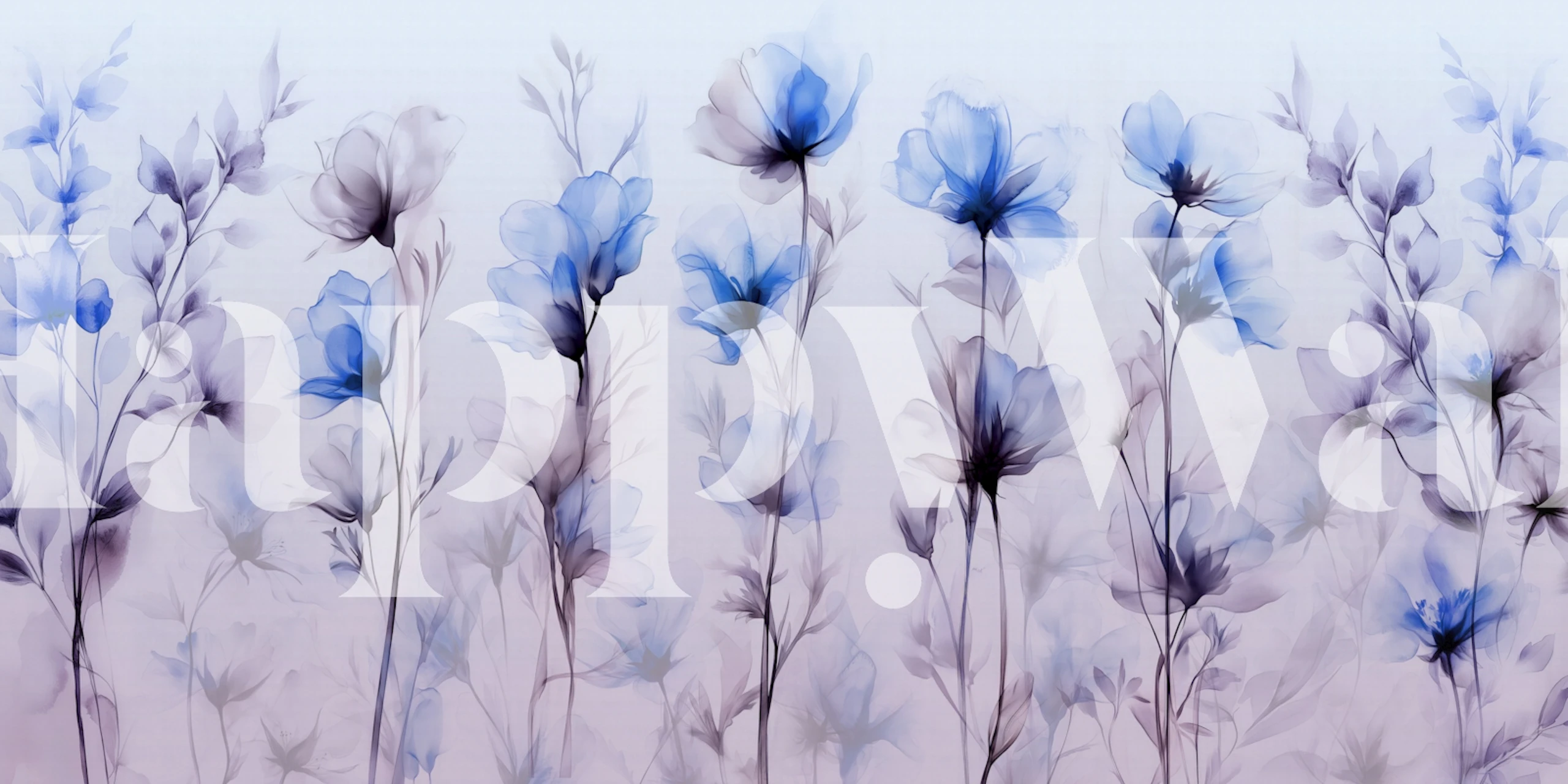 Translucent Garden tapetti huoneessa