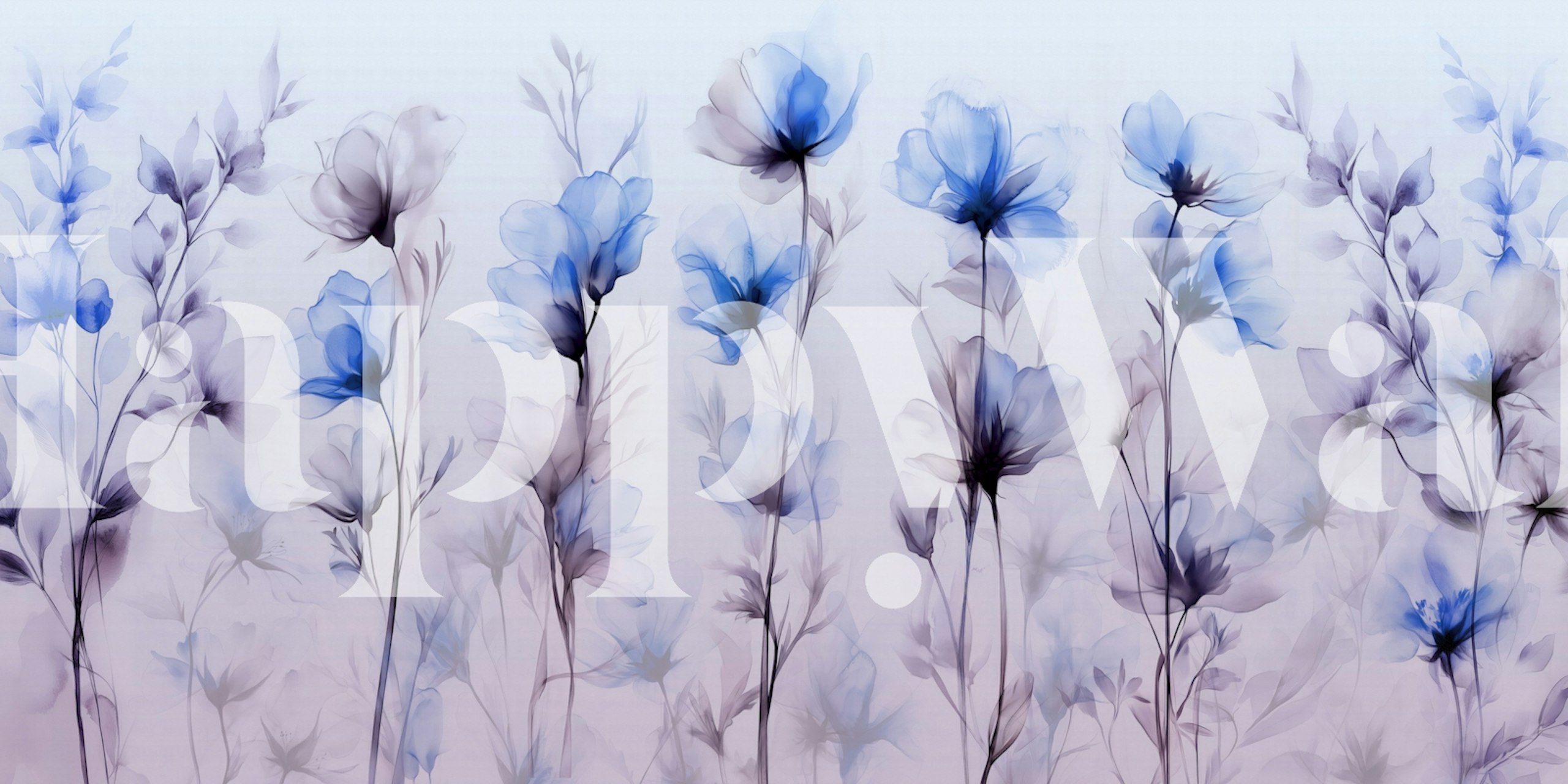 Translucent Garden wallpaper in a room