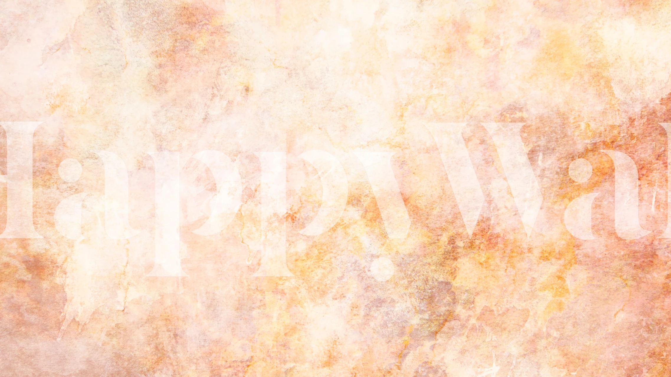 Sunset Blush Canvas tapet i et rum