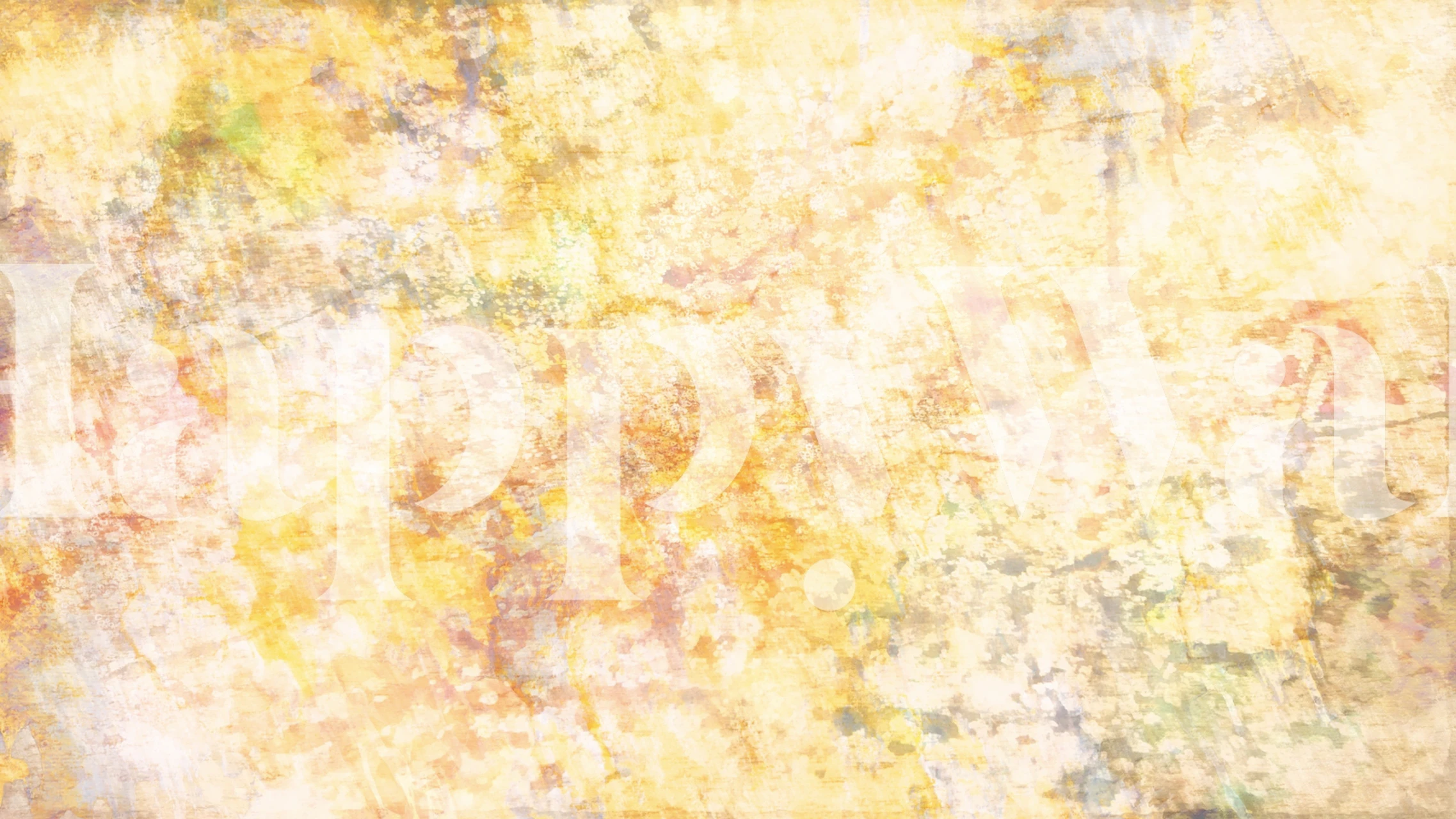 Abstract design with warm yellows and soft hues wallpaper