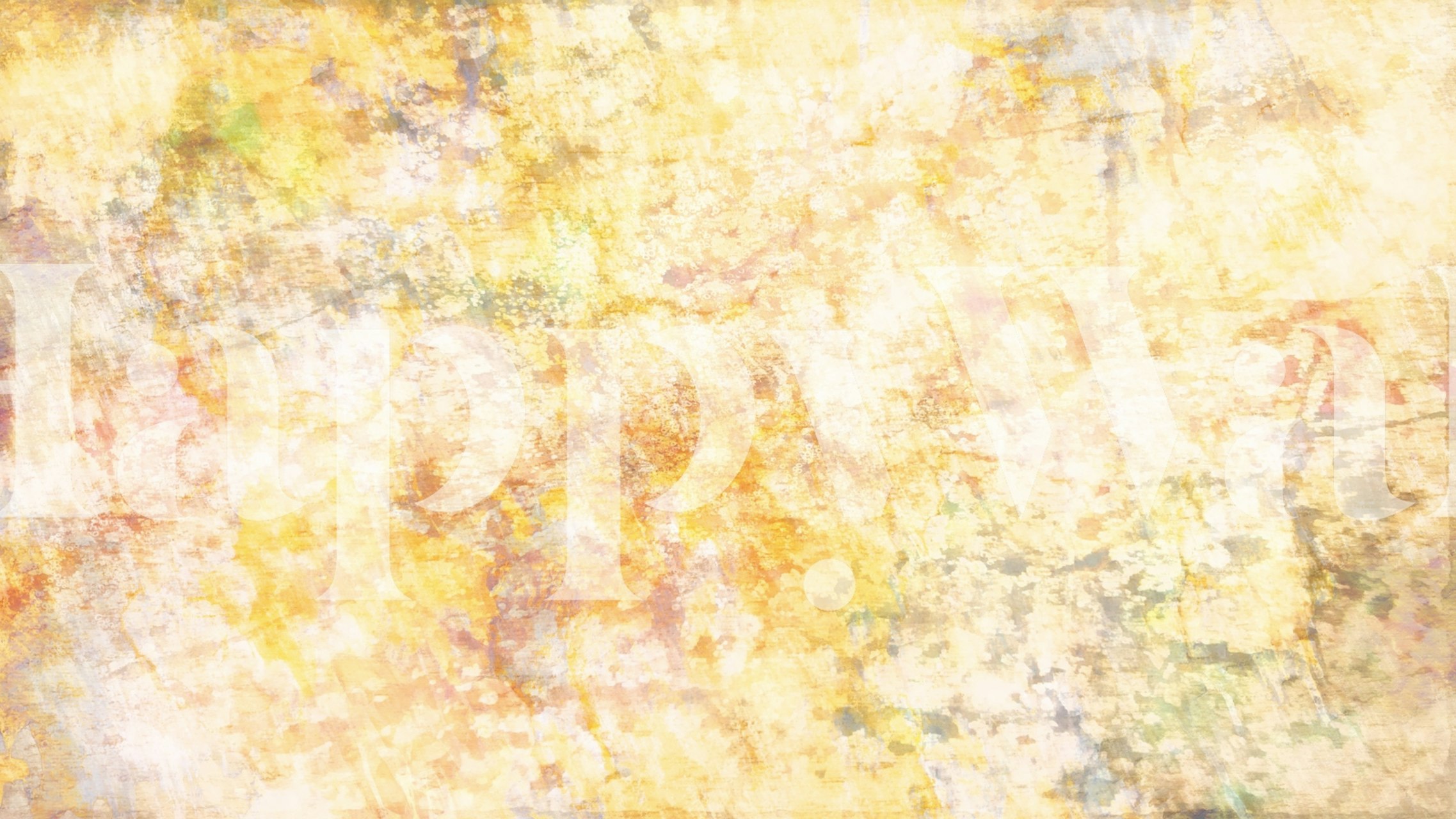 Abstract design with warm yellows and soft hues wallpaper