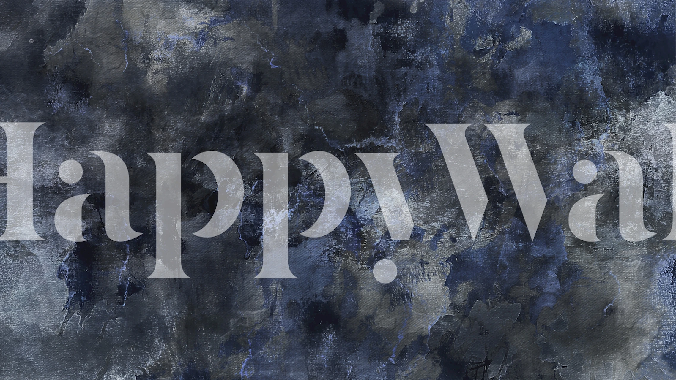 Carta da parati Midnight Blue Dreamscape in una stanza