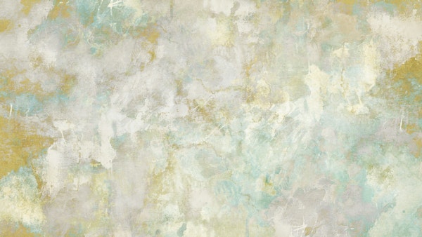 Abstract Gold and Aqua Blend