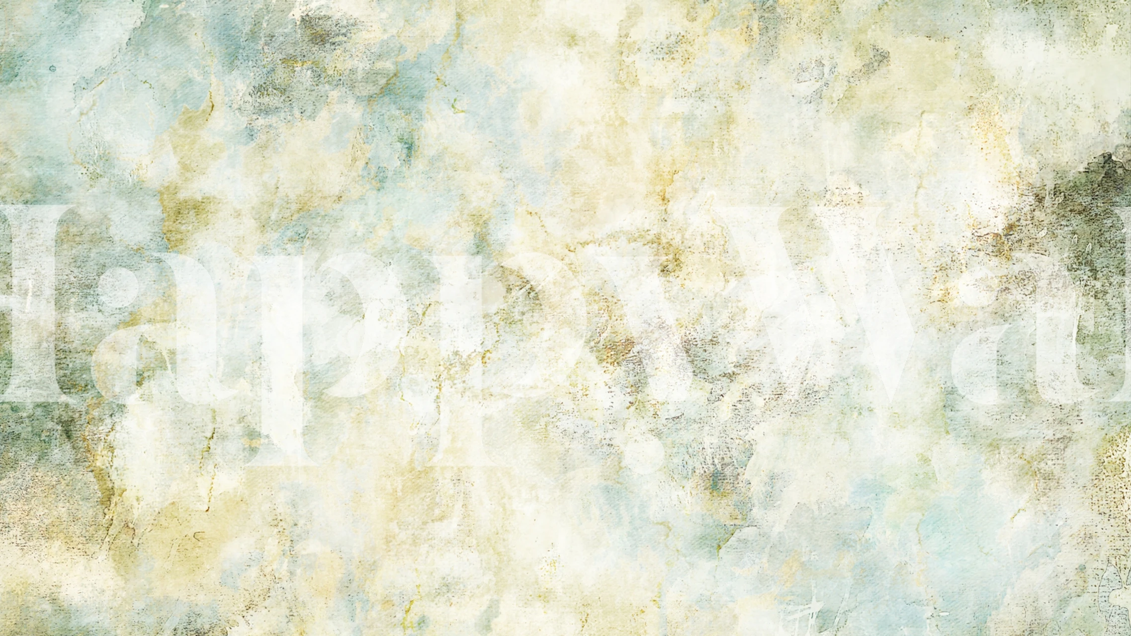 Papel tapiz Old World Stucco exhibido en una habitación