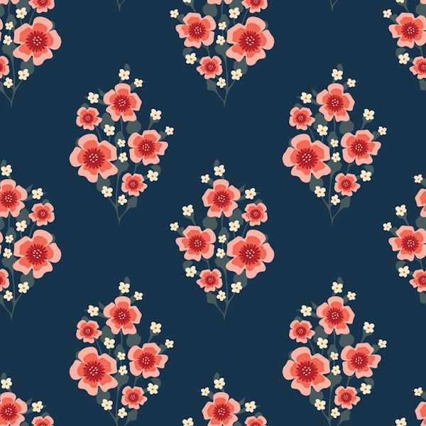 Midnight Blossoms Decor