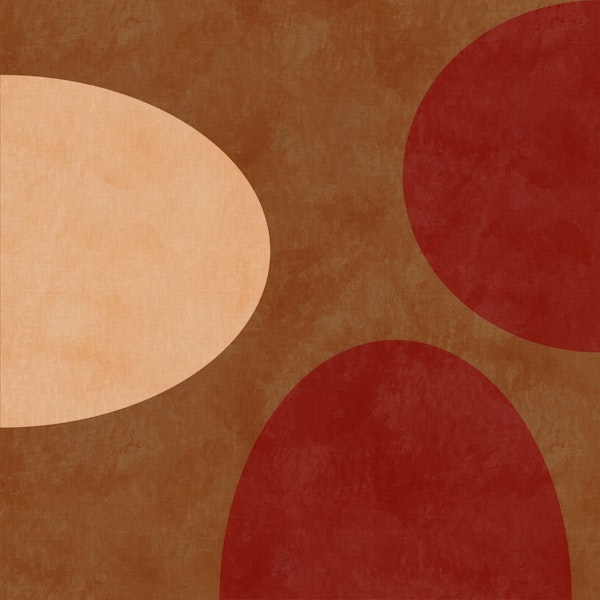 ABSTRACT RETRO SHAPES EARTHY 2
