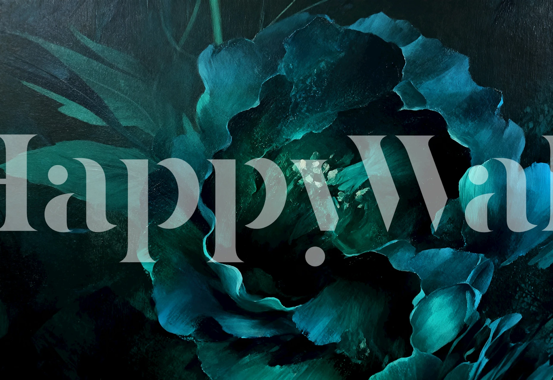 Ocean Whisper Elegance wallpaper in a room