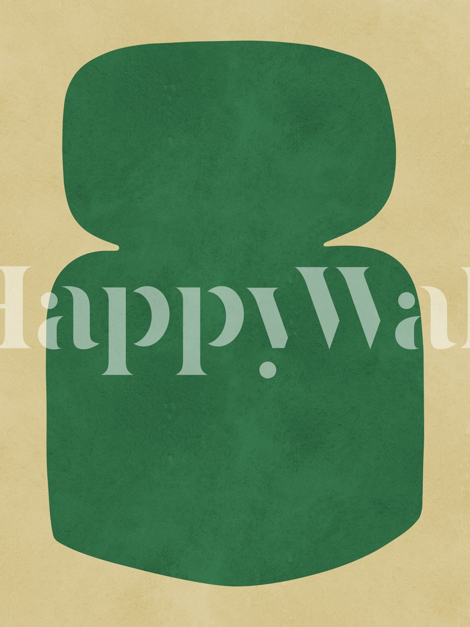 Tapeta Emerald Hues Abstract v místnosti