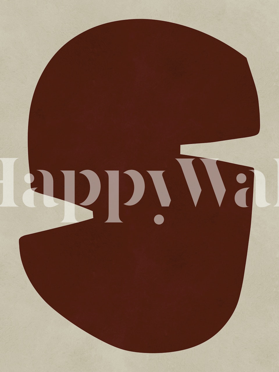 Tapeta Modern Abstract Crest zobrazená v místnosti