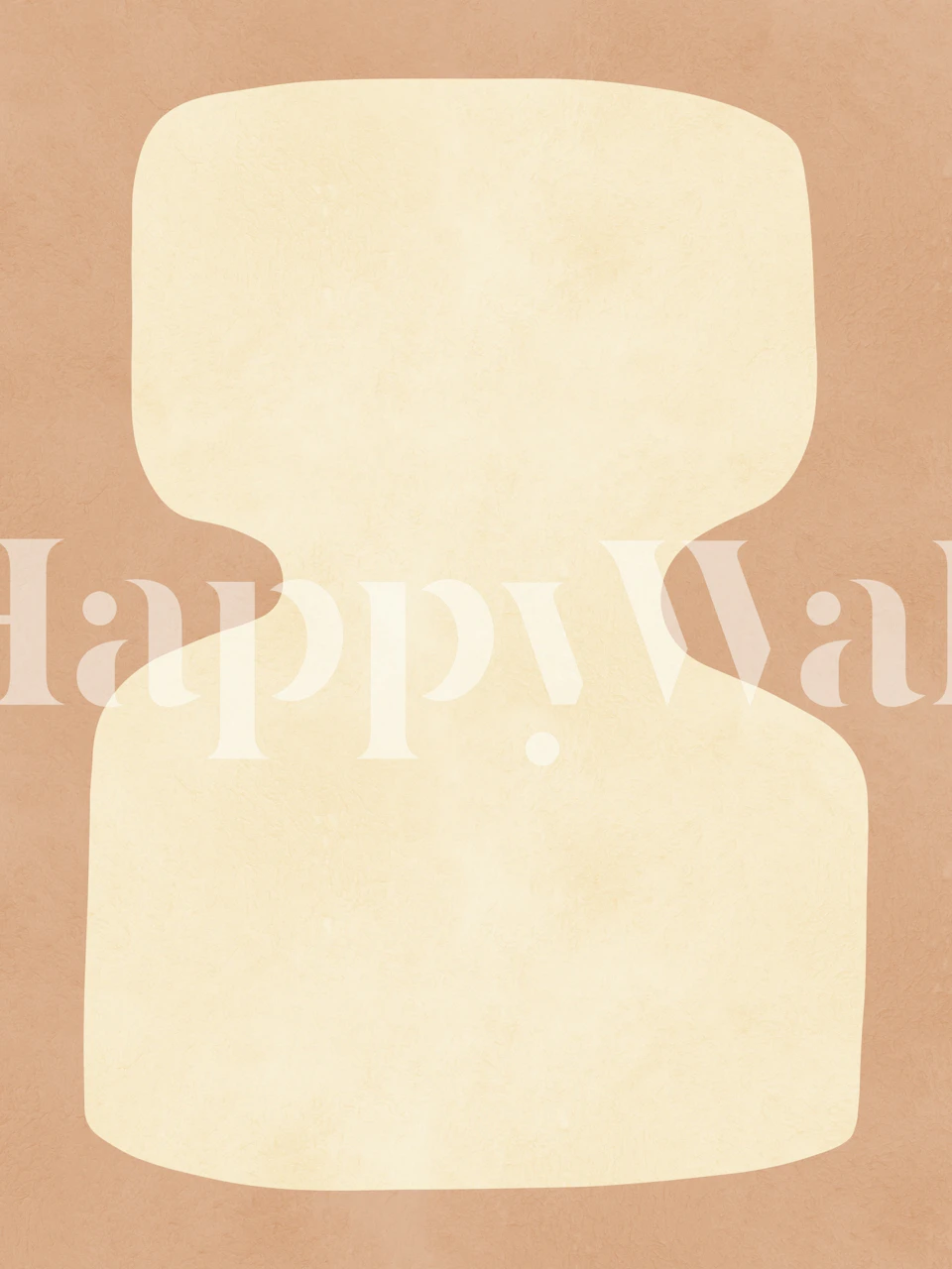 Beach-themed wallpaper in a room