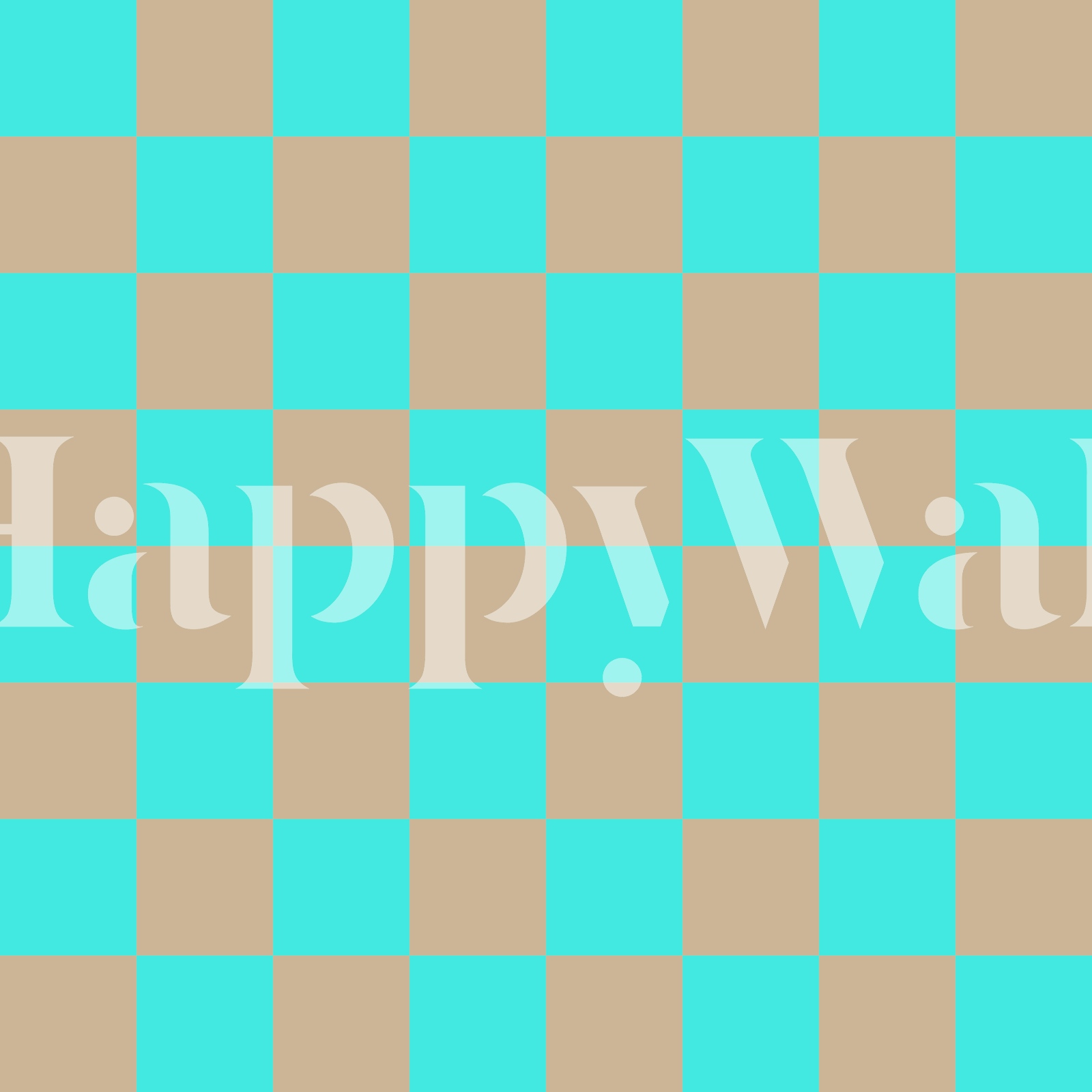 Two Colors Checkered Pattern 8 | Happywall