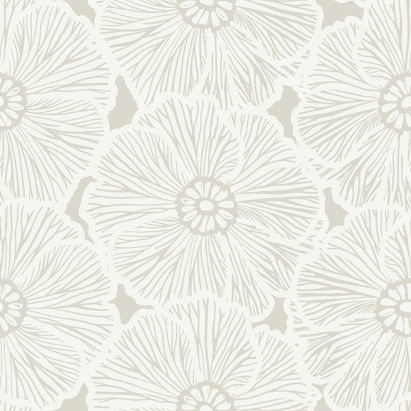 Zebra Flower - Warm Minimalist 1