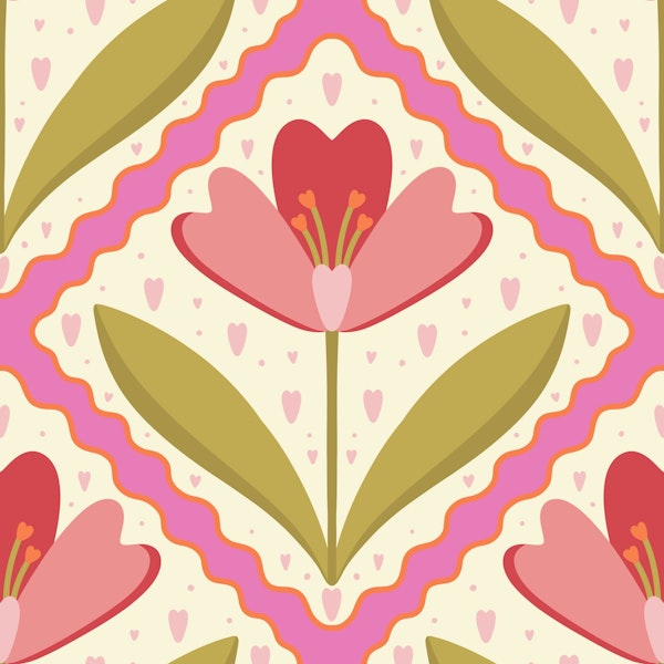 Blooming Symmetry Decor