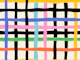 Playful Wavy Checkerboard Bright Rainbow